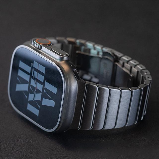 Stainless Steel Strap with Secure Buckle for Apple Watch - Lusomart