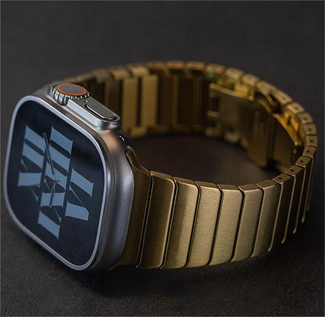 Stainless Steel Strap with Secure Buckle for Apple Watch