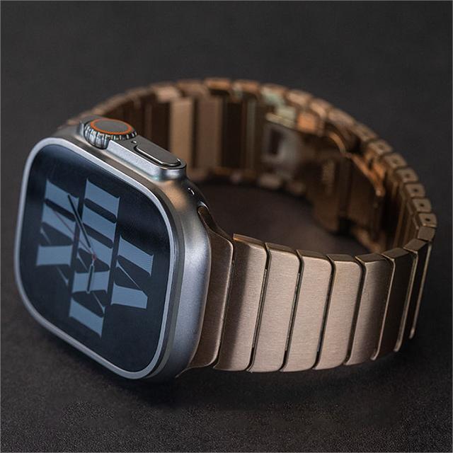 Stainless Steel Strap with Secure Buckle for Apple Watch