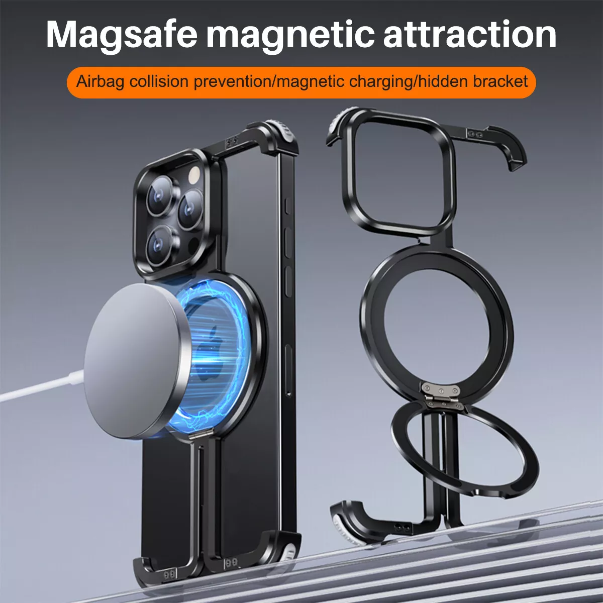 Thin Metal MagSafe iPhone Case Ultra Thin Cover