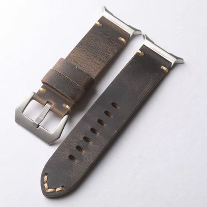 Classic Brown Leather Band for Samsung Watch Ultra