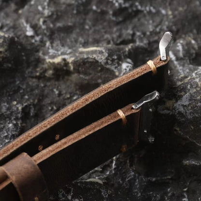 Classic Brown Leather Band for Samsung Watch Ultra