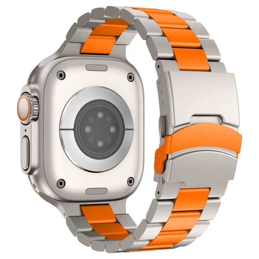 Durable Metal Watch Strap With Secure Lock for Apple Watch