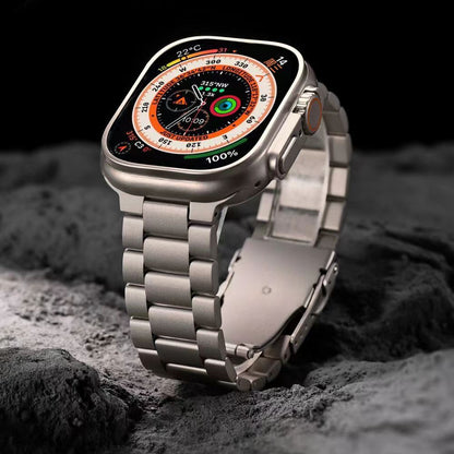 Durable Metal Watch Strap With Secure Lock for Apple Watch