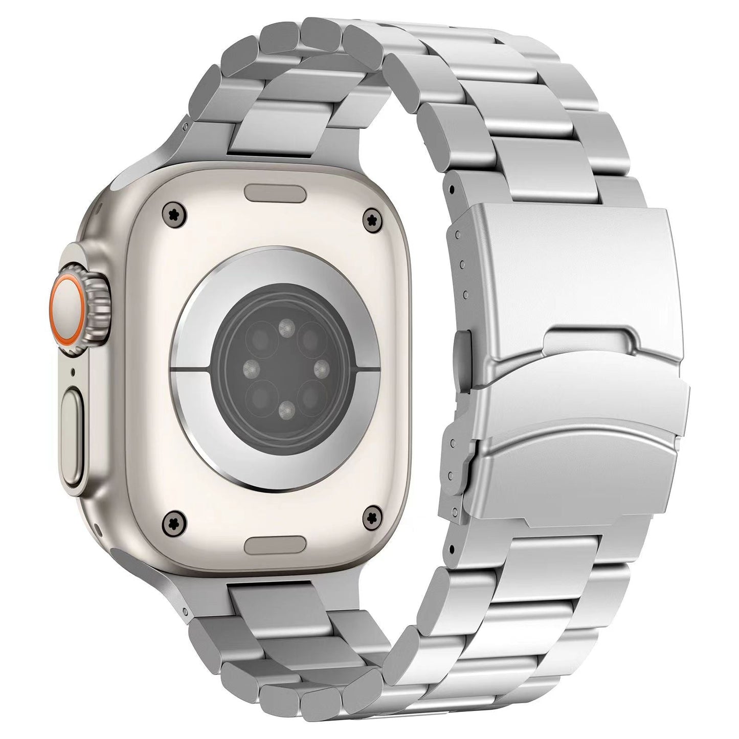 Durable Metal Watch Strap With Secure Lock for Apple Watch
