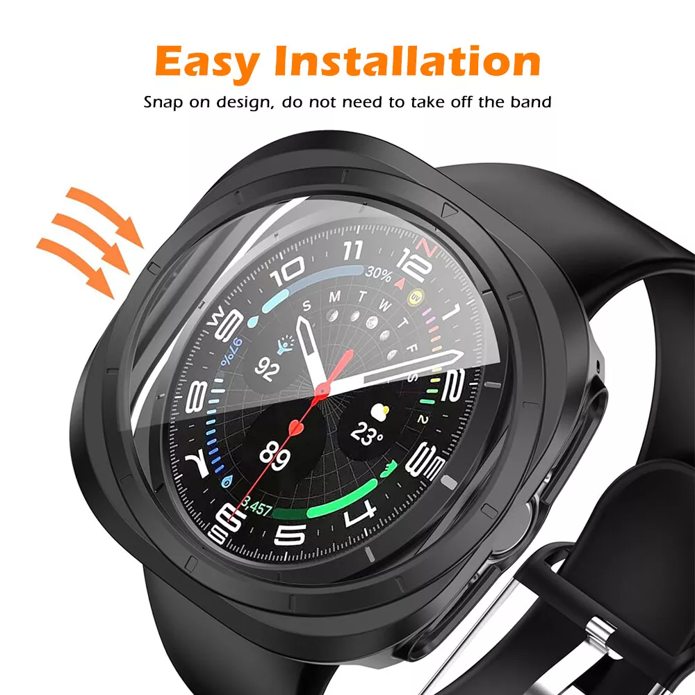 Tough Clear Protective Case for Samsung Galaxy Watch 47mm