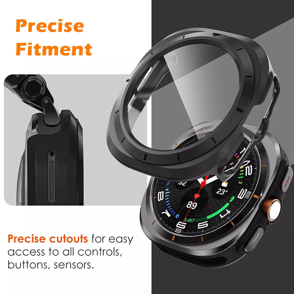 Tough Clear Protective Case for Samsung Galaxy Watch 47mm