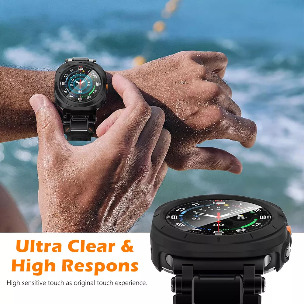 Tough Clear Protective Case for Samsung Galaxy Watch 47mm
