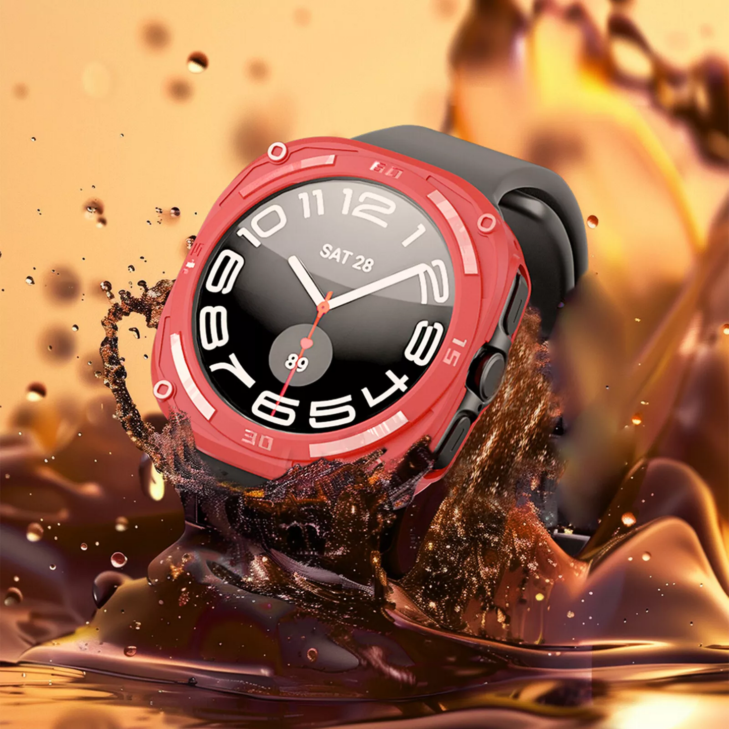 Durable Shockproof Clear Cover for Samsung Watch Ultra 47mm