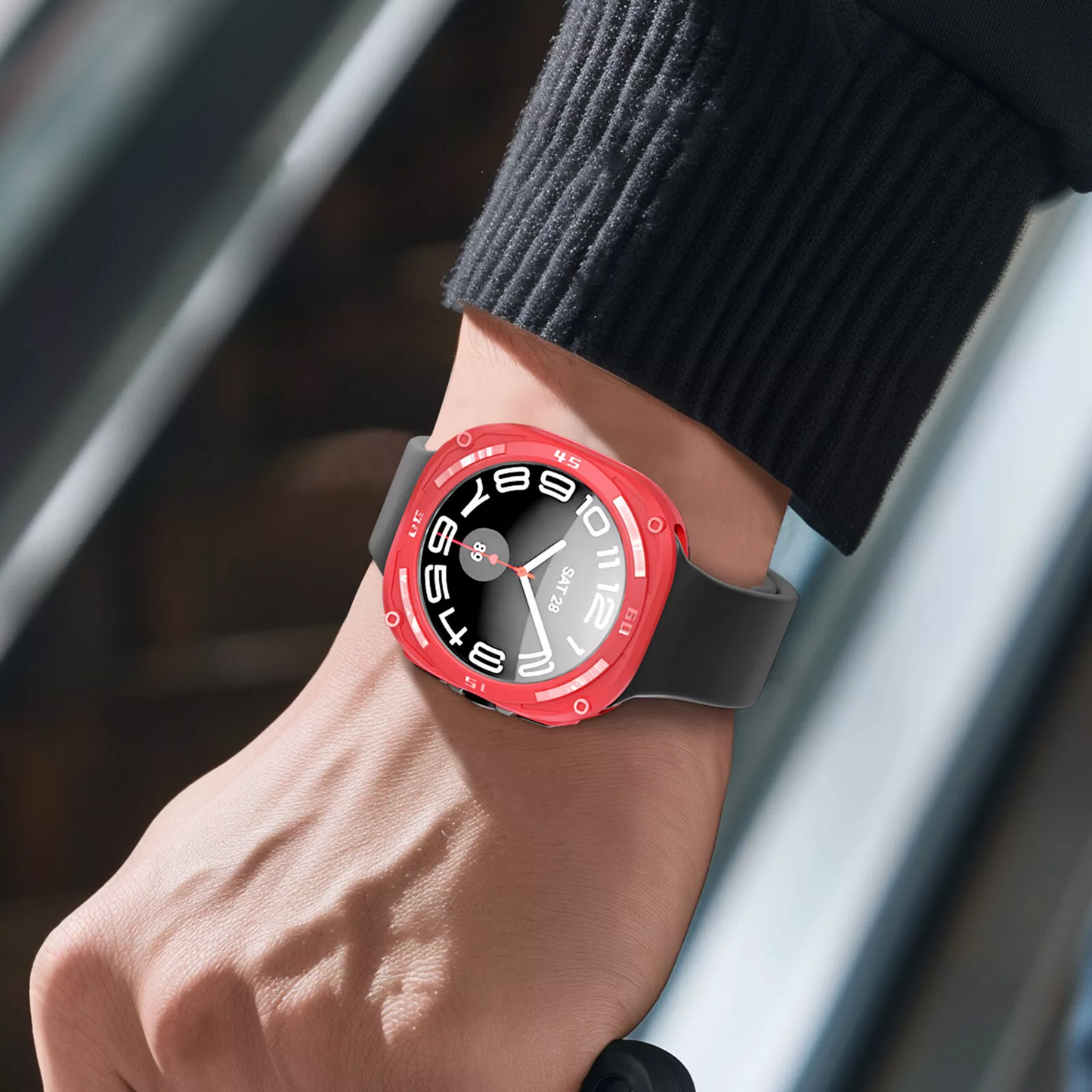 Durable Shockproof Clear Cover for Samsung Watch Ultra 47mm