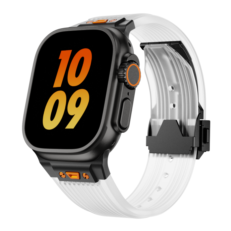 Clear Soft Apple Watch Silicone Strap Band