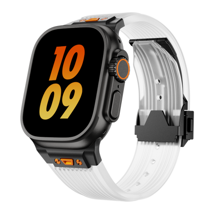 Clear Soft Apple Watch Silicone Strap Band