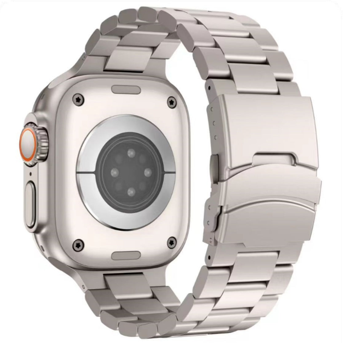 Durable Metal Watch Strap With Secure Lock for Apple Watch