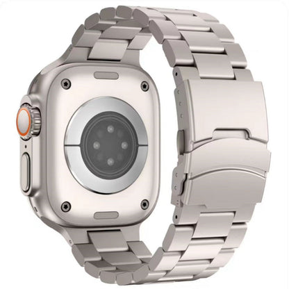 Durable Metal Watch Strap With Secure Lock for Apple Watch