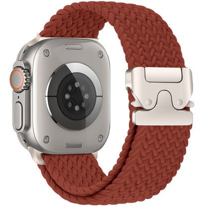 Durable Nylon Strap with Secure Buckle for Apple Watch