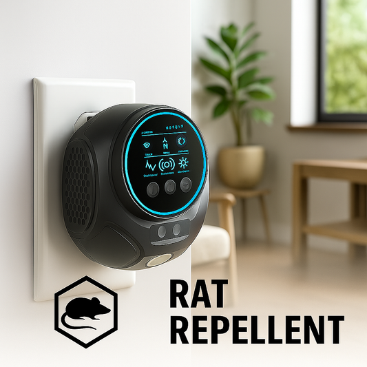Effective Indoor Outdoor Ultrasonic Rodent Repellent Device - Lusomart