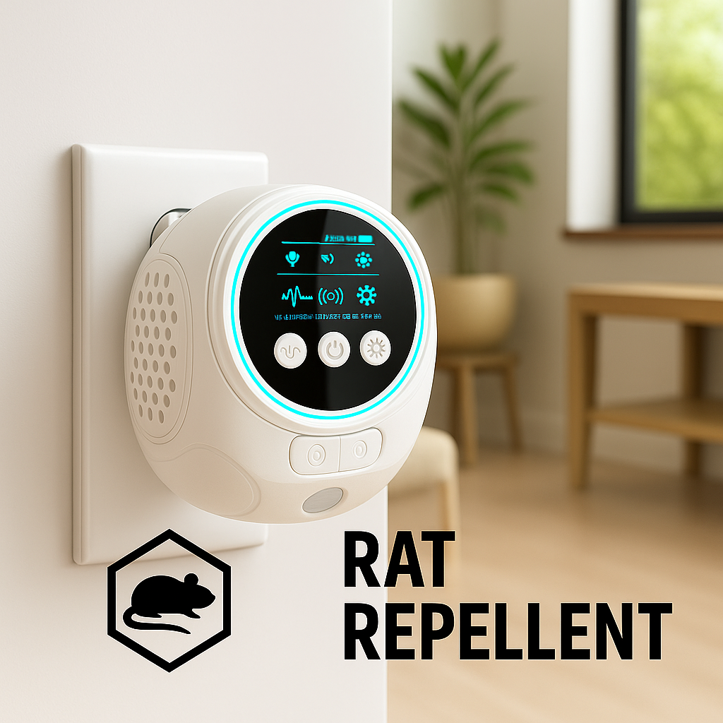 Effective Indoor Outdoor Ultrasonic Rodent Repellent Device