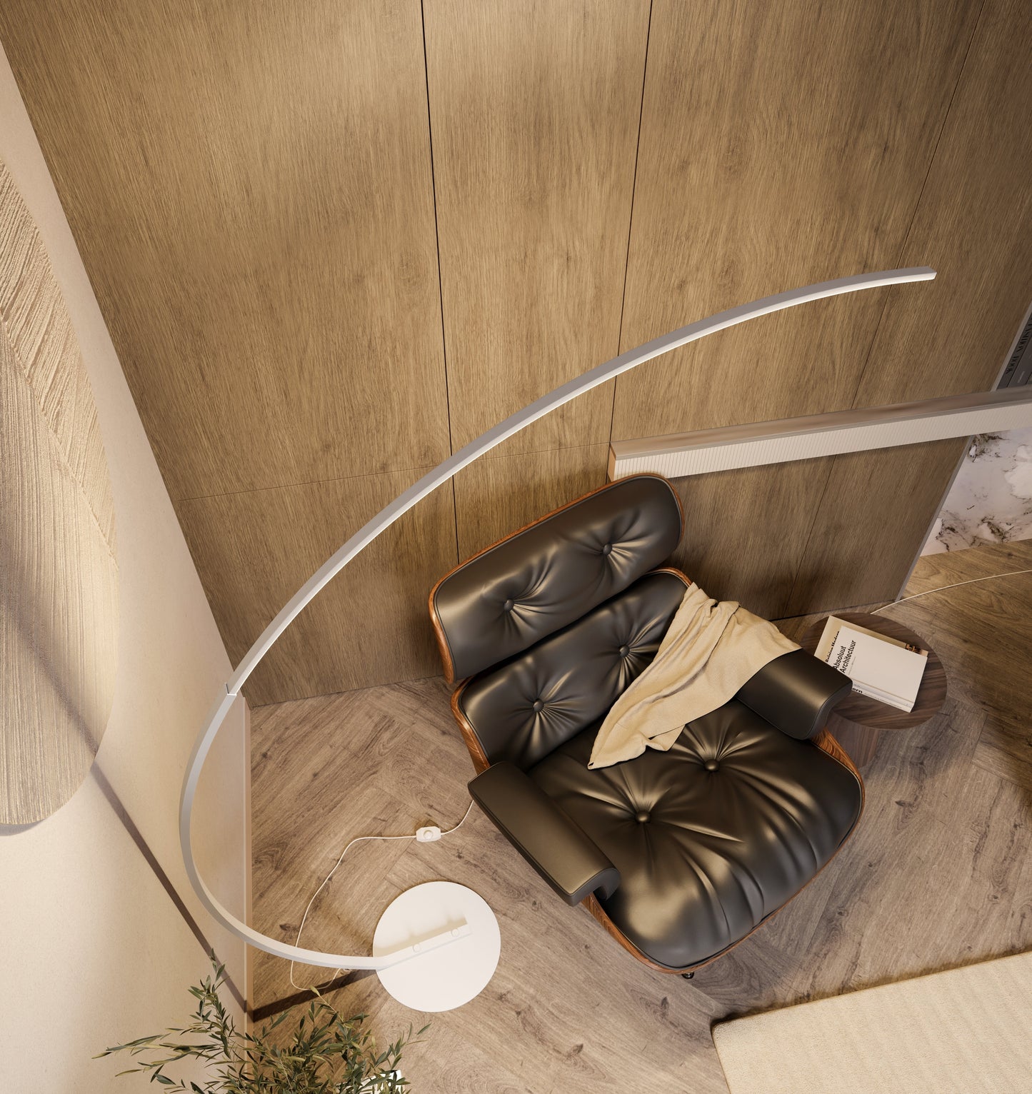 Bright Adjustable Floor Lamp with Dimmer Switch
