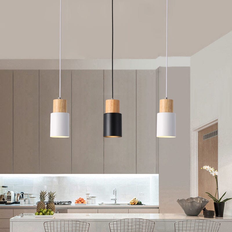 Natural Wood Hanging Light Fixtures