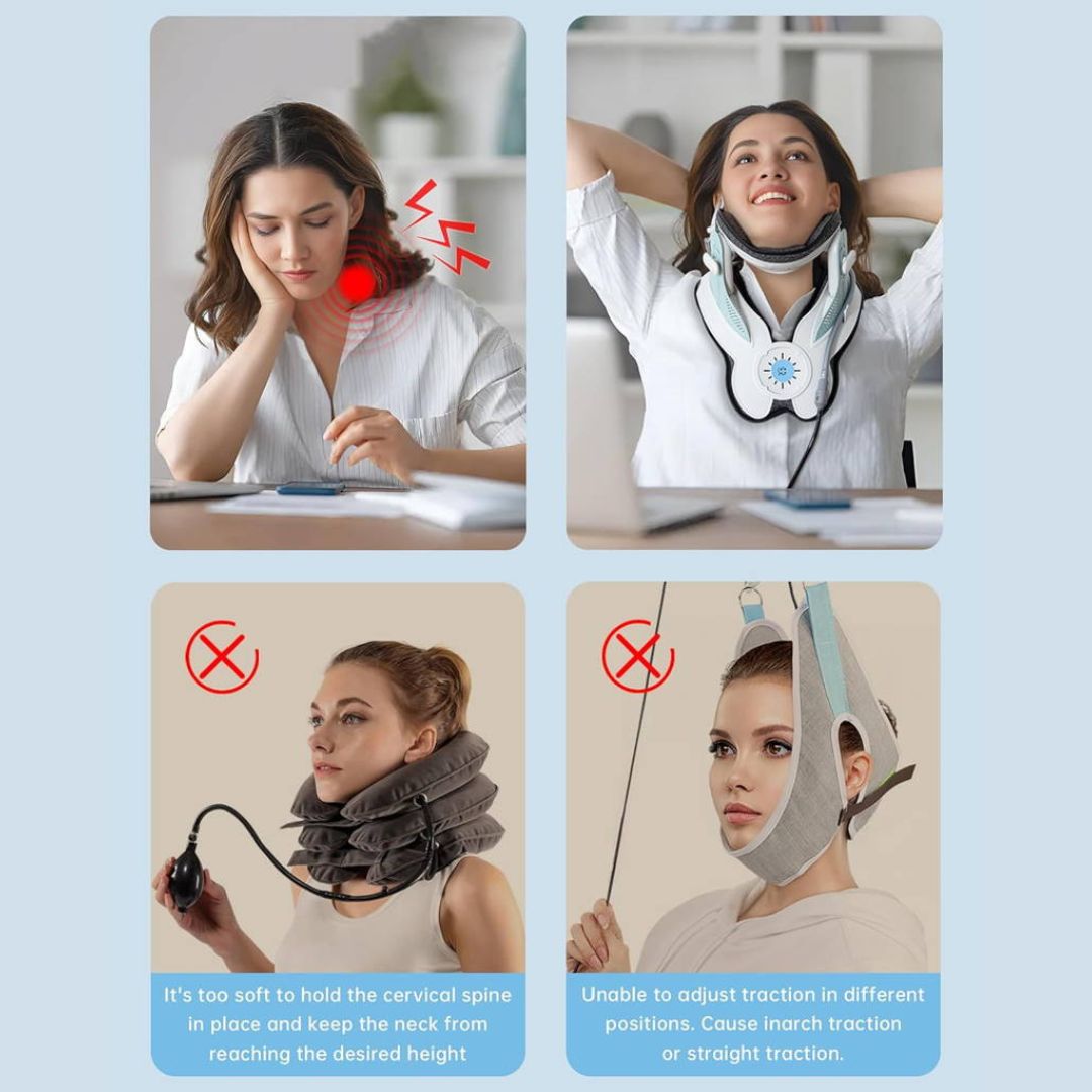 Comfortable Cervical Traction Collar For Neck Pain Relief