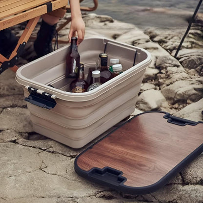 Portable Folding Storage Box for Camping Supplies - Lusomart