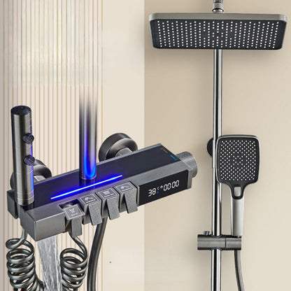 Luxury Digital Shower System With Thermostatic Mixer Faucet - Lusomart