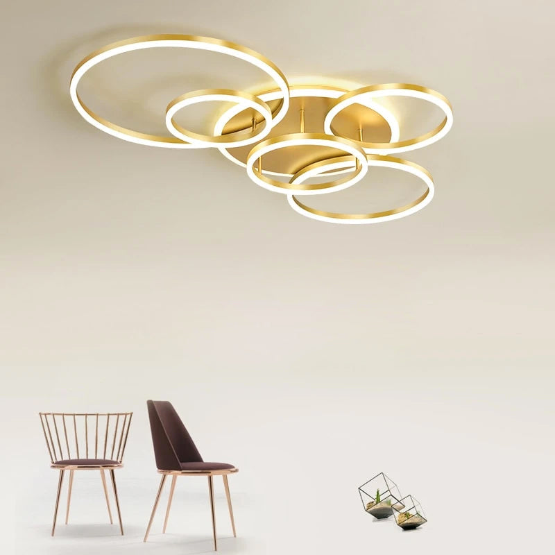 Calming LED Ceiling Lamp with Warm Soft Glow