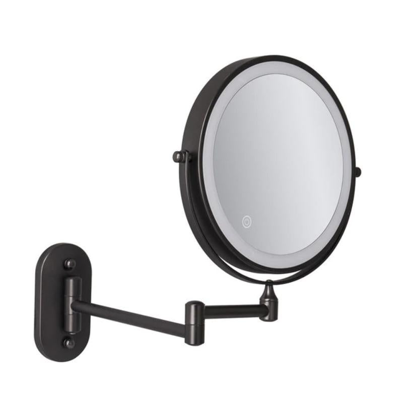 Compact LED Lighted Makeup Mirror with Rechargeable Battery