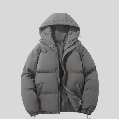Warm Women's Hooded Puffer Coat for Winter