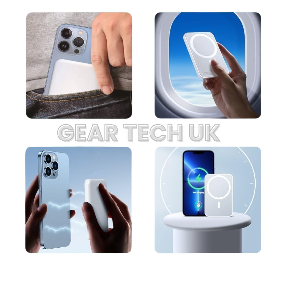 Portable Compact Magnetic Wireless Power Bank Charger
