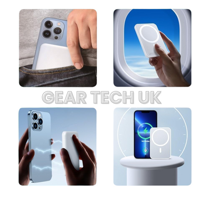 Compact Portable Magnetic Wireless Charger Power Bank