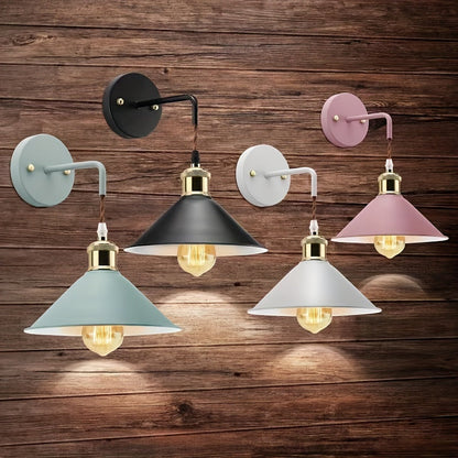 Rustic Bronze Wall Sconce | Vintage Metal Light Fixture - Lusomart