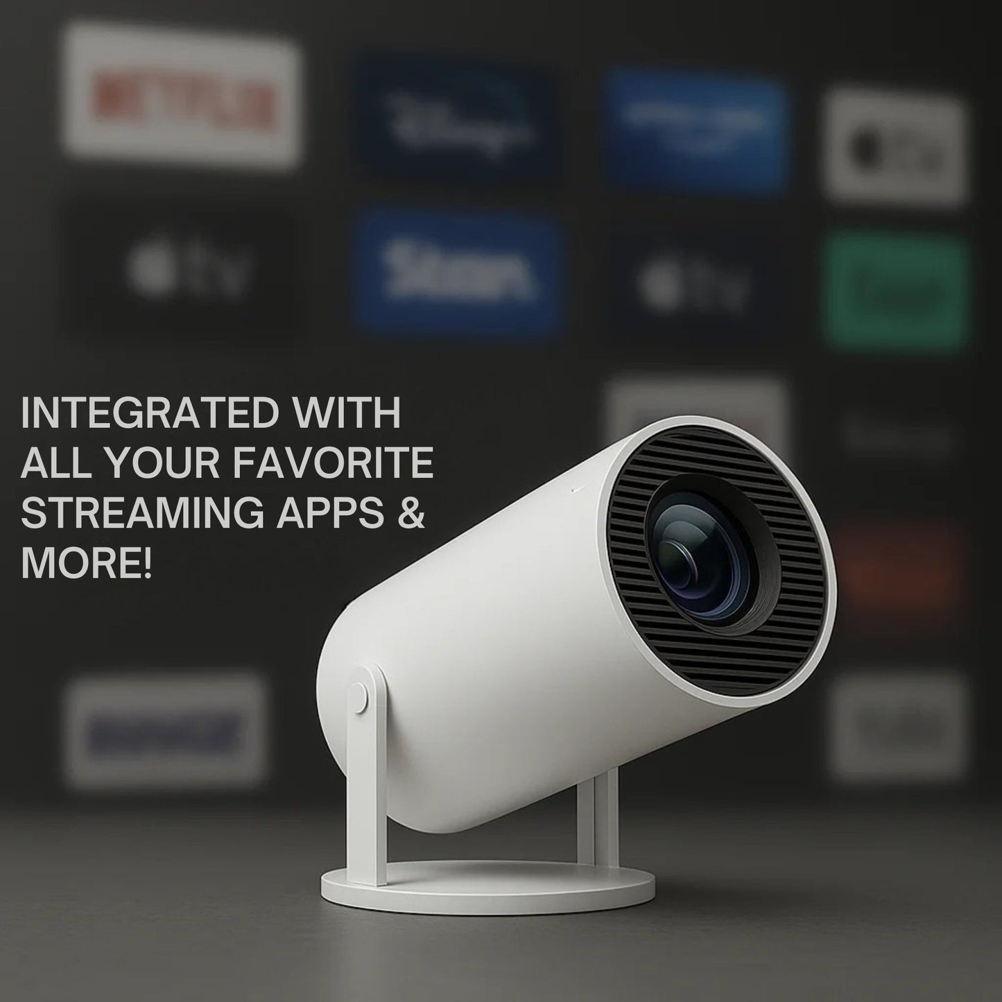 Compact Wireless Home Theater Projector