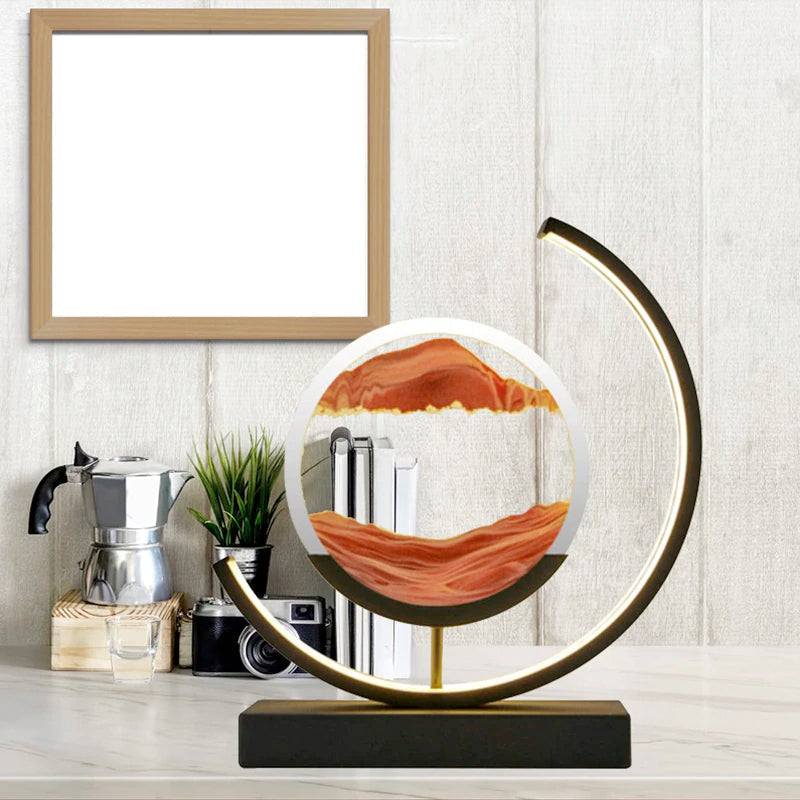 Calming Wave Sand LED Table Lamp