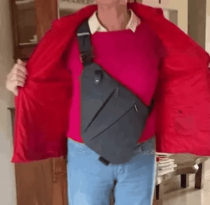 Practical Travel Sling Bag With Safe Pockets