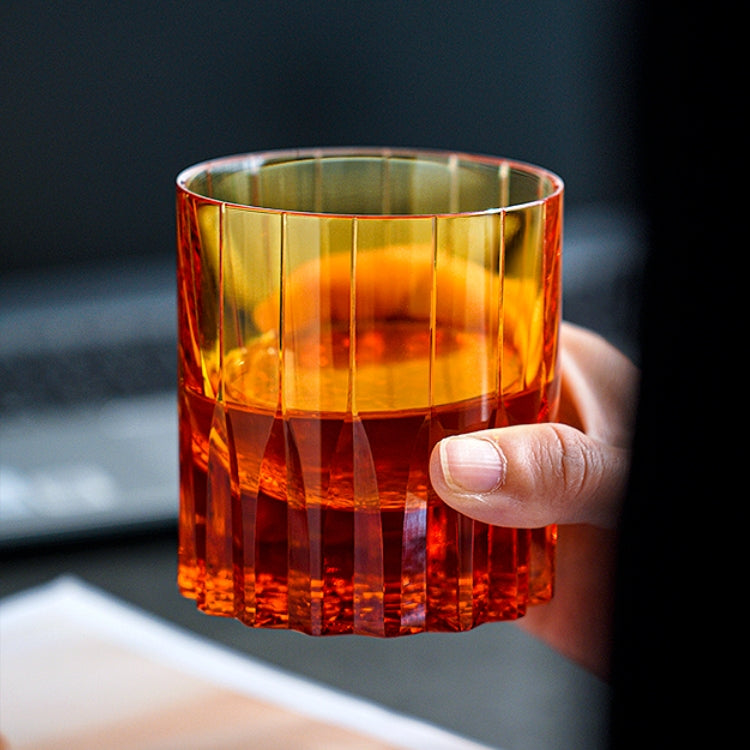 Colorful Japanese Whisky Glasses Set with Wood Gift Box