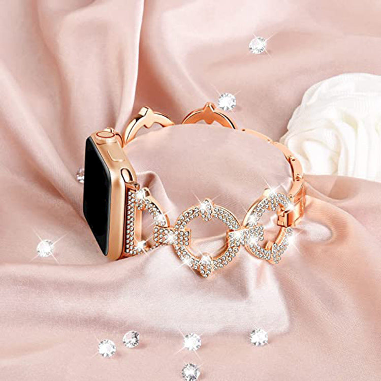 Shining Metal Smartwatch Chain Bracelet