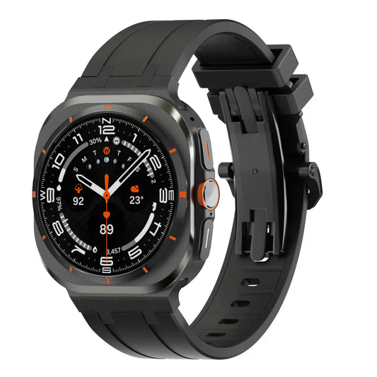 Stylish Butterfly Clasp Silicone Strap For Samsung Galaxy Watch - Lusomart