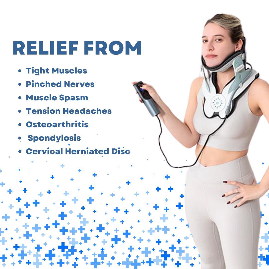 Comfortable Cervical Traction Collar For Neck Pain Relief