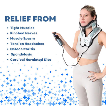 Comfortable Cervical Traction Collar For Neck Pain Relief