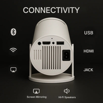 Compact Wireless Home Theater Projector
