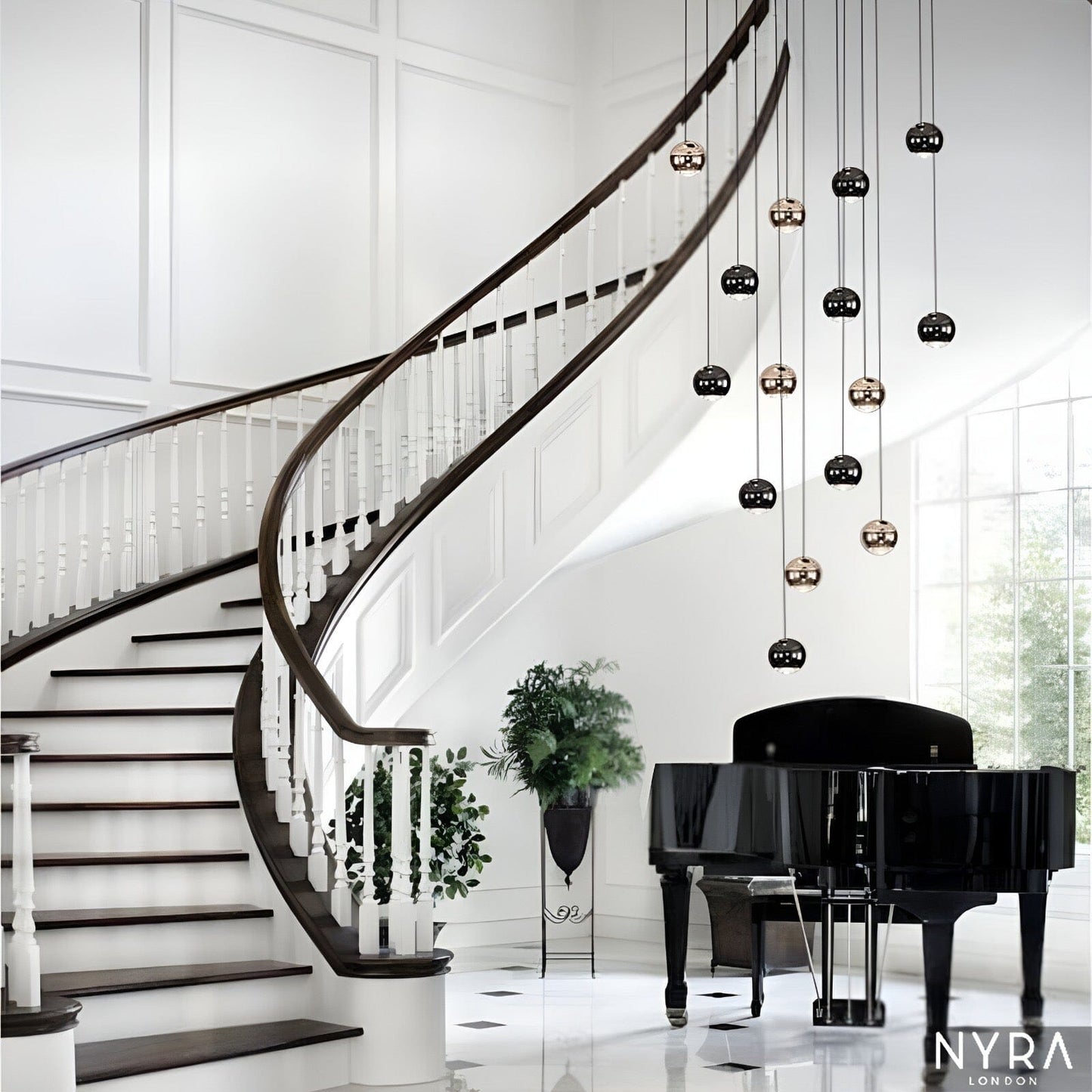 Elegant Drop Glass Pendant Light - Lusomart