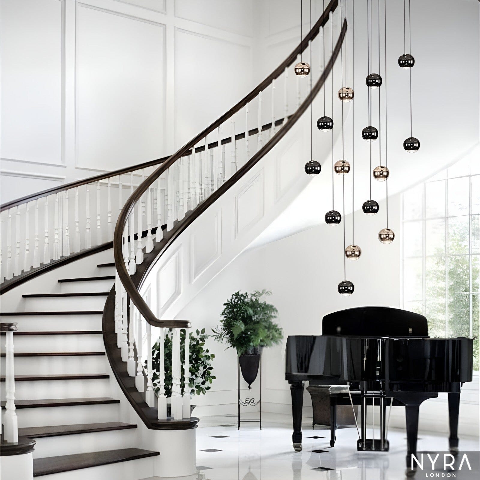 Elegant Drop Glass Pendant Light - Lusomart