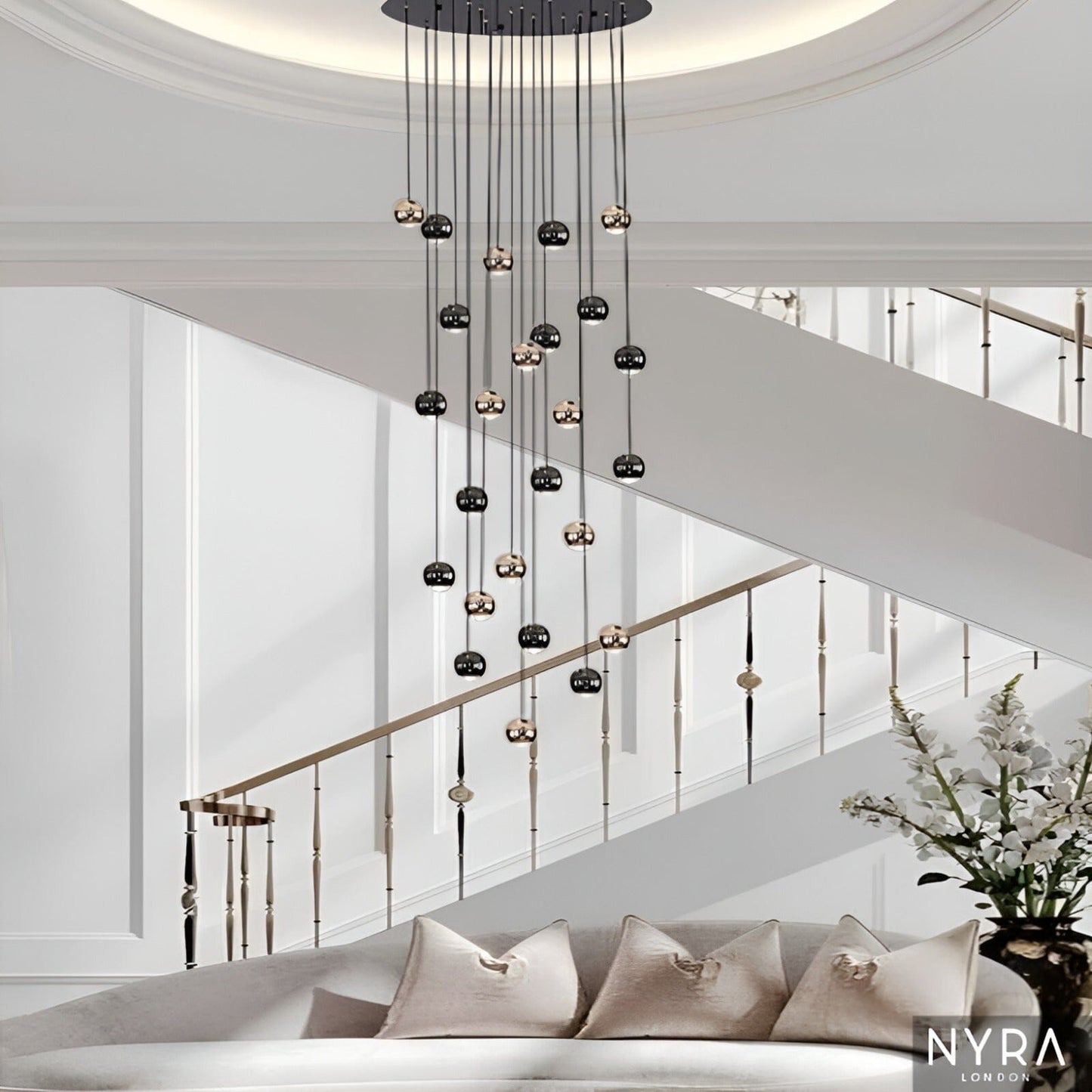 Elegant Drop Glass Pendant Light