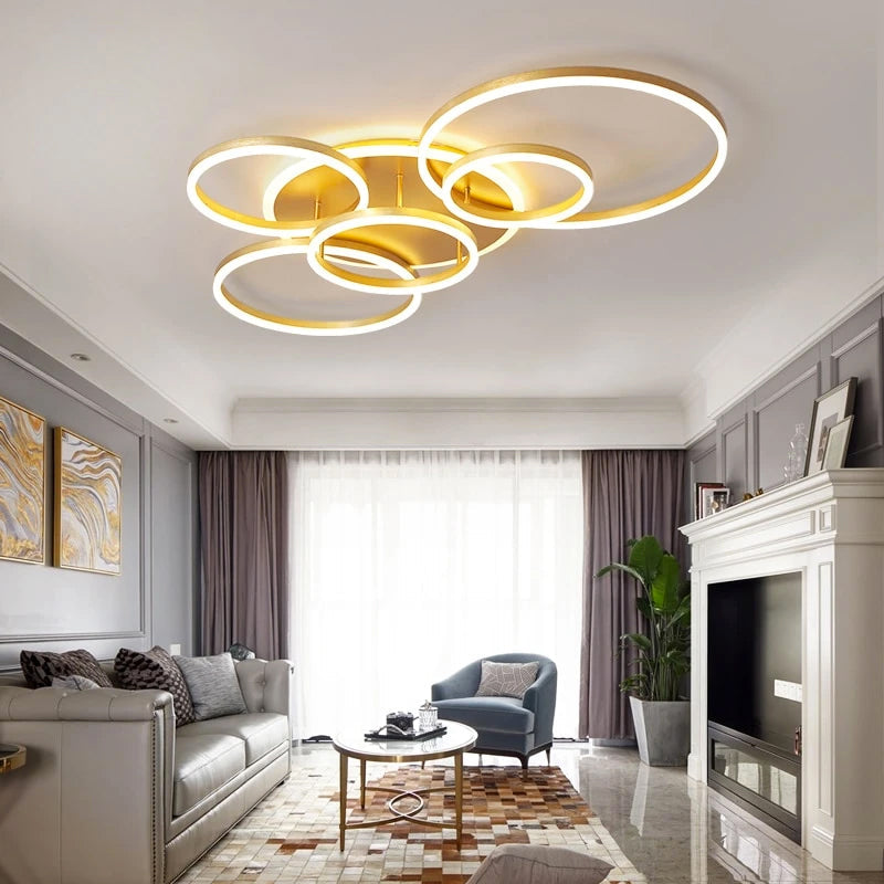 Calming LED Ceiling Lamp with Warm Soft Glow