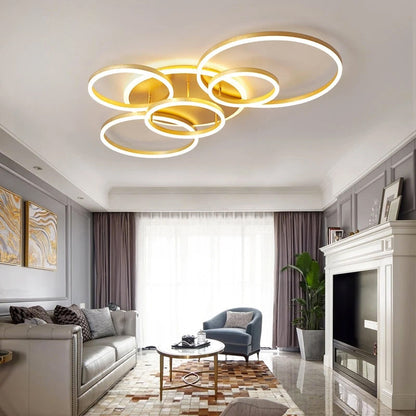 Calming LED Ceiling Lamp with Warm Soft Glow