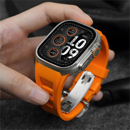 Durable Rubber Apple Watch Strap Band