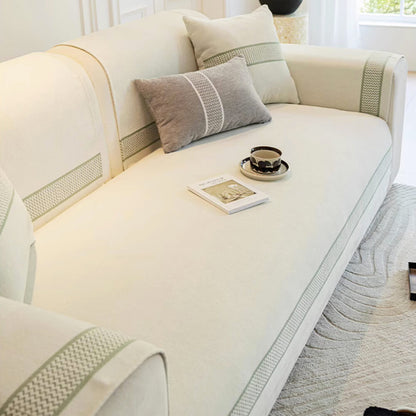 Soft Plush Fleece Sofa Protector Slipcover