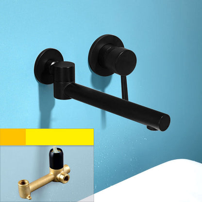 Round Single Handle Bathroom Faucet