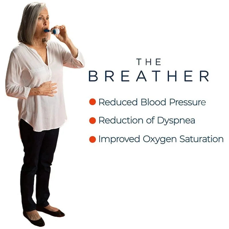 Portable Breath Training Device For Better Lung Capacity